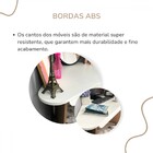 Mesa Escrivaninha Trend De Canto 1 Gaveta Olmo/branco - Artany