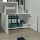 Mesa Escrivaninha Turn 2 Portas Branco - Vedere