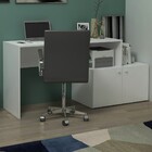 Mesa Escrivaninha Turn 2 Portas Branco - Vedere