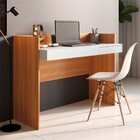 Mesa Escrivaninha Versa Home 1 Gaveta Freijó/branco - Telasul