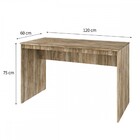 Mesa Escrivaninha W15 120 Carvalho - Compace