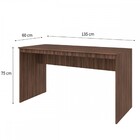 Mesa Escrivaninha W15 136 Nogal - Compace