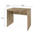 Mesa Escrivaninha W15 90 Carvalho - Compace