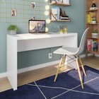 Mesa Escrivaninha Work Branco - Pnr Móveis