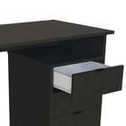 Mesa Escrivaninha York 4 Gavetas Preto - Falkk