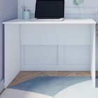 Mesa Escrivaninha York Branco - Falkk