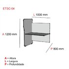 Mesa Estação De Telemarketing Simples Complemento Etsc-04 Max