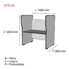 Mesa Estação De Telemarketing Simples Etsi-03 Maxxi