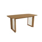 Mesa Eva Para Sala De Jantar Premium Canela