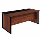 Mesa Executiva Para Escritório Diretor Com Caixa De Tomadas P