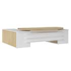 Mesa Executiva Para Escritório Florença Carvalho Branco