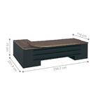 Mesa Executiva Para Escritório Florença Charuto Preto