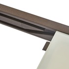 Mesa Retangular Extensível Lyra II Alumínio 75x90x160cm Marrom Naterial