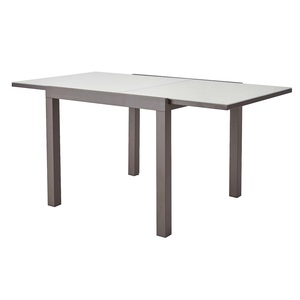 Foto de Mesa de Jardim Extensível Alumínio 75x90x90cm|160cm Marrom
