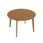 Mesa Extensível Redonda De 160cm Tarsila Cabecasa Madeiraorig