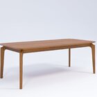 Mesa Ficus Natuame 77cm X100cm X 210cm Tampo Em Mdf Madeira/c