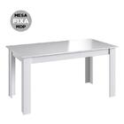 Mesa Fixa De Jantar Cozinha Multiuso 120x78cm - Branco