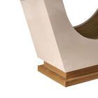 Mesa Flora Retangular 6 Lugares Tampo Chanfrado Curvo Com Vid