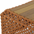 Mesa Flórida Em Corda Náutica Alumínio Trama Original