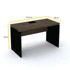 Mesa Frontal 121x60 Pandin Pe40 - Imbuia