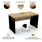 Mesa Frontal 121x60 Pandin Pe40 - Naturalle