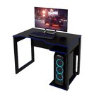 Mesa Gamer 105cm Com 1 Prateleira E Porta Cpu Me4161 Preto/az