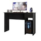 Mesa Gamer 1 Gaveta Preto Fosco - Peternella