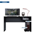 Mesa Gamer 1 Nicho Com Apoio Para Cpu Pixel  Preto