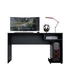 Mesa Gamer 1 Nicho Com Apoio Para Cpu Pixel  Preto