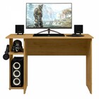 Mesa Gamer 2 Prateleiras Freijó 3875 - Qmovi