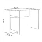 Mesa Gamer 2 Prateleiras Preto Fosco 3875 - Qmovi