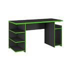 Mesa Gamer 4 Prateleiras Preto Tx/verde Nt2065 - Notável