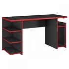Mesa Gamer 4 Prateleiras Preto Tx/vermelho Nt2065 - Notável