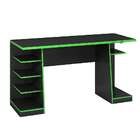 Mesa Gamer Boost Preta E Verde