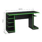 Mesa Gamer Boost Preta E Verde