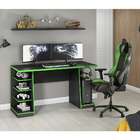 Mesa Gamer Boost Preta E Verde
