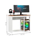 Mesa Gamer Brémen Branca Nature