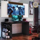 Mesa Gamer Com Painel E Suporte Tv 55" Guilda Multimóveis Pre