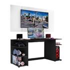 Mesa Gamer Com Painel E Suporte Tv 55" Guilda Multimóveis Pre