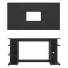 Mesa Gamer Com Painel E Suporte Tv 55" Guilda Multimóveis V35