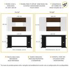 Mesa Gamer Com Painel E Suporte Tv 65" Guilda Multimóveis V35