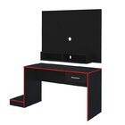 Mesa Gamer Com Painel Para Tv Até 42 Polegadas Flash 1 Gaveta