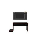 Mesa Gamer Com Painel Para Tv Até 60 Polegadas Slim 1 Gaveta
