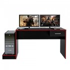Mesa Gamer Com Painel Para Tv Até 60 Polegadas Slim 1 Gaveta