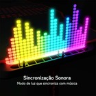 Mesa Gamer Compacta Reta Para 2 Monitores Preto e Vermelho Co