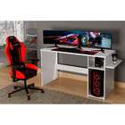 Mesa Gamer Creta Branca