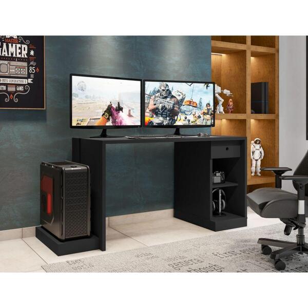 Mesa Gamer De Computador Escrivaninha Drx 3000 Preto