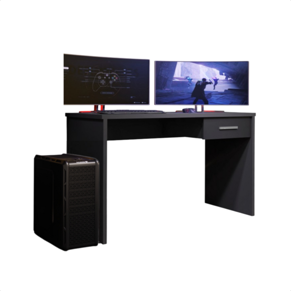 Mesa Gamer De Computador Escrivaninha Quarto Drx 9000 - Preto