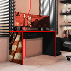 Mesa Gamer Drx 9000 Bandeira Eua Multiuso Com 3 Gavetas - Pre