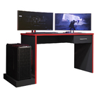 Mesa Gamer Drx 900 Arizona L01 Preto Tx/vermelho Tx - Amarena